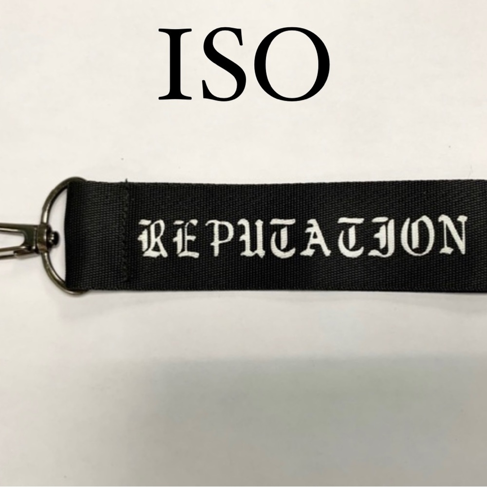 ISO Taylor Swift Reputation Hoodie Keychain/Lanyard